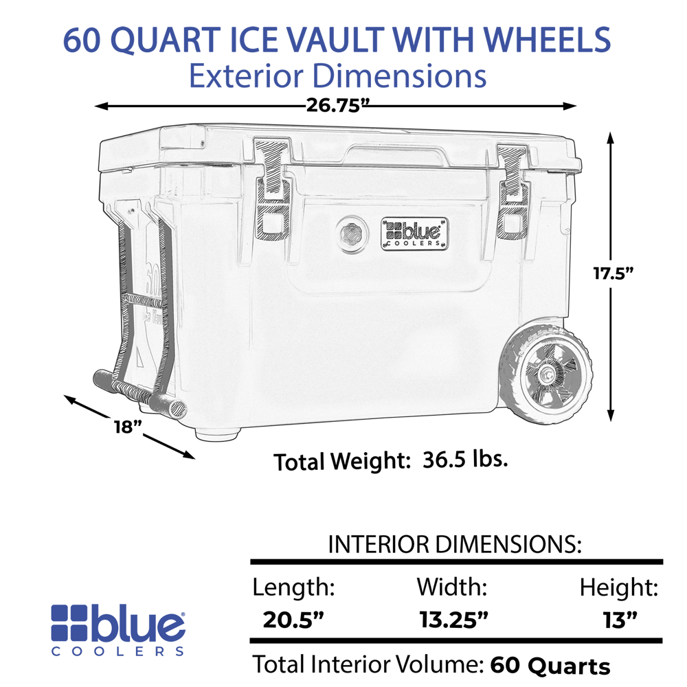 60-Quart Ice Vault Cooler – Limited Edition Green w/ Camo Topper